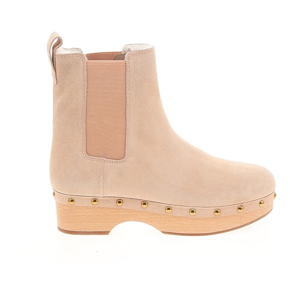 J. Crew Studded Suede Chelsea Clog Boot - Sz 9